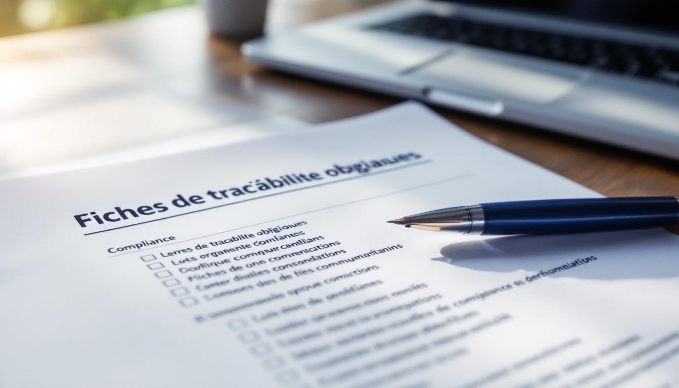 Fiches de traçabilité obligatoires : ce que dit la loi