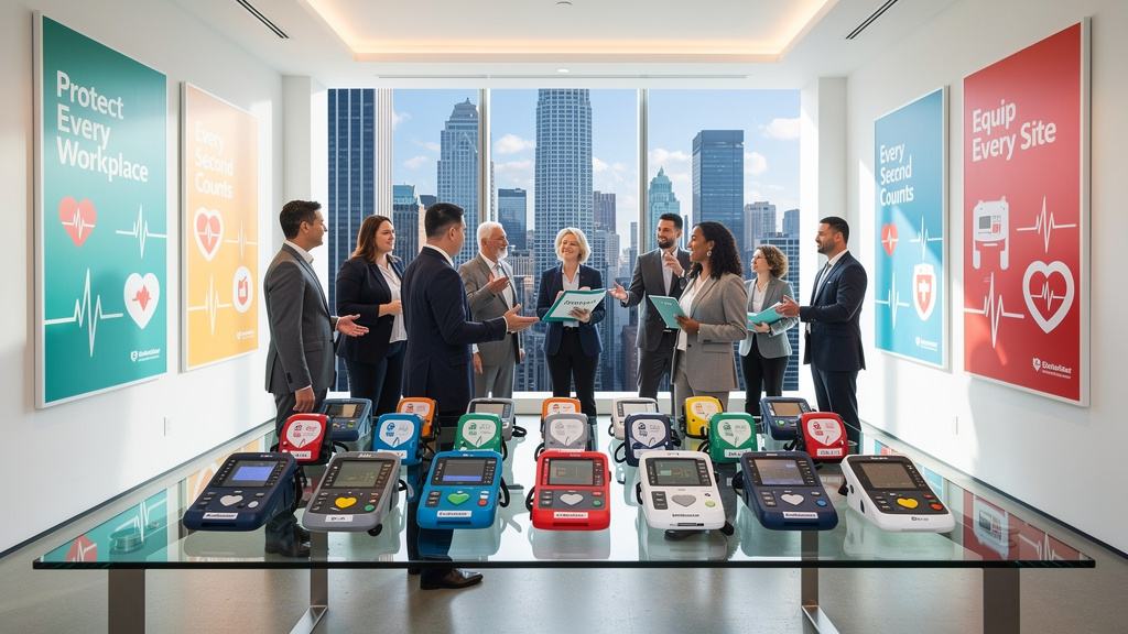 Equiper plusieurs sites en defibrillateurs : quelle solution de location choisir
